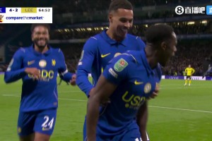 切尔西4-2利兹联！罗杰斯倒三角助攻戴帽！维尔贝克低射破门