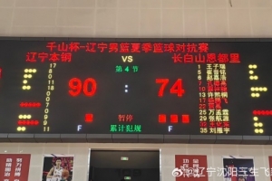 辽吉巅峰对决，吴昌泽与付豪对飙18分，辽宁男篮强势获胜