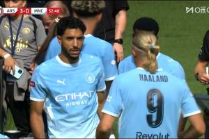 0-3！哈兰德、奥赖利被换下，曼城数据全面落后