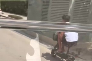 这画风也太搞笑了吧？菲利克斯骑小电驴兜风，享受无忧无虑的快乐