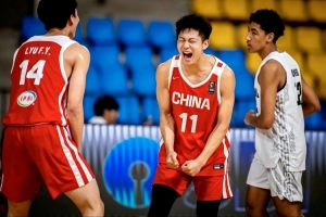 战报：中国U18男篮惜败澳大利亚，亚洲杯收获银牌