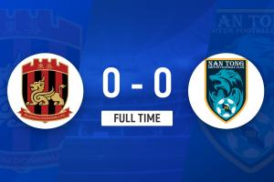 战报：苏州东吴0-0南通支云