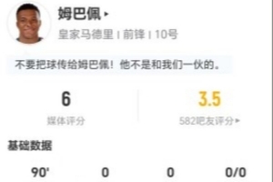 判罚成转折？姆巴佩与贝蒂斯激战引热议