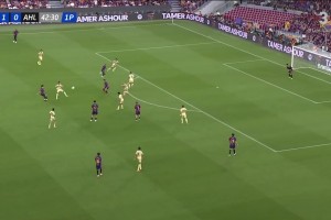 巴萨2-0领先！拉菲尼亚造点，自己主罚命中扩大领先！