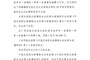 拉普辛禁赛三场！数据揭示暴力一幕，红牌全场瞩目