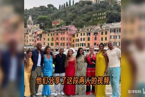 威少和保罗的欧洲度假日常——在游艇上把球往天上扔