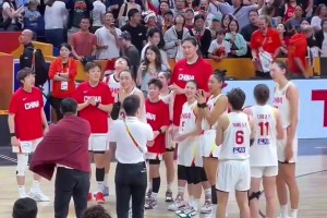 定海神针！中国女篮战胜捷克女篮 韩旭获得本场比赛的MVP
